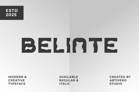 Belinte: A Bold Display Font for Digital Campaigns
