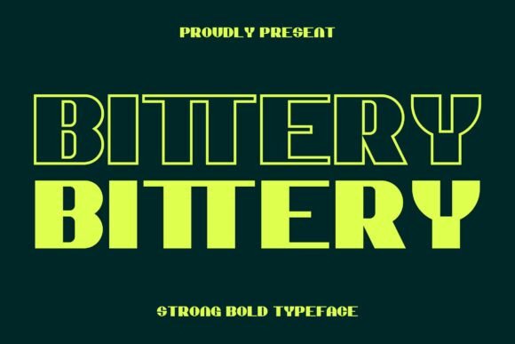 Bittery Font: Modern Typography for Editorial Design