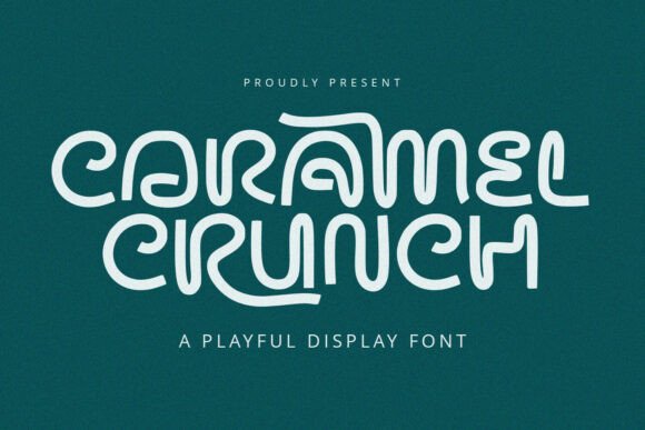 Caramel Crunch: A Playful Display Font for Scroll-Stopping Marketing