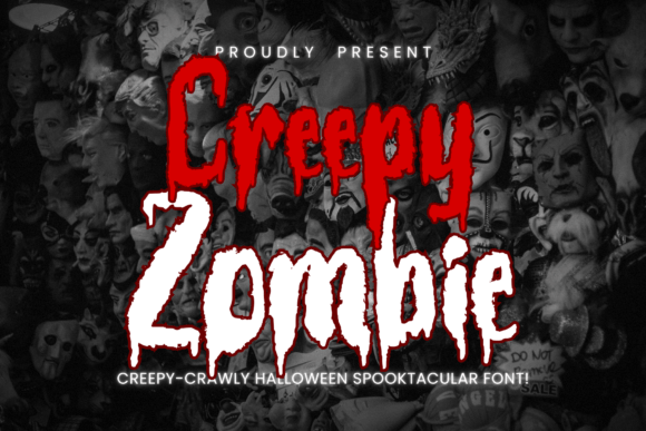 Creepy Zombie: A Spooky Display Font for Horror Marketing Campaigns