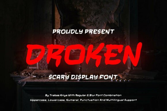 Droken Display Font for Marketing Campaigns That Demand Attention