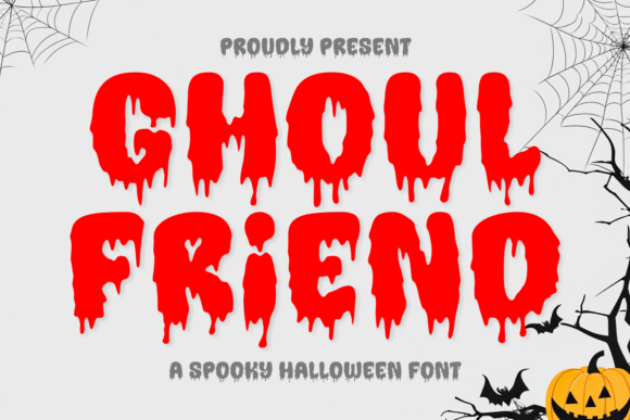 Ghoul Friend Font for Halloween Creations