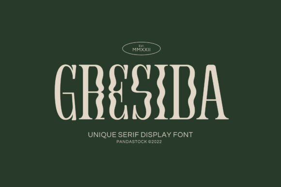 Gresida – An Elegant Serif Font for Modern Branding