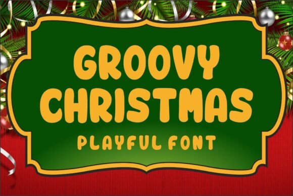 Groovychristmas Regular: A Playful Display Font for Bold Holiday Branding