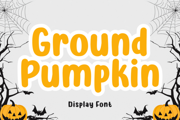 Ground Pumpkin Witch Font for Enchanting Editorial Design