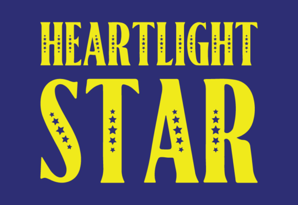 Heartlightstar Regular: A Playful Display Font for Starry Visuals