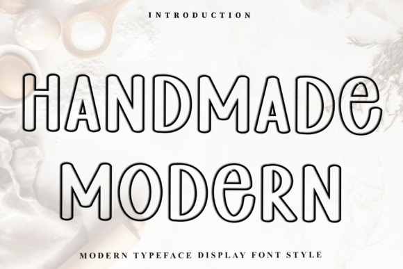 Homemade Modern Font for Bold Campaigns