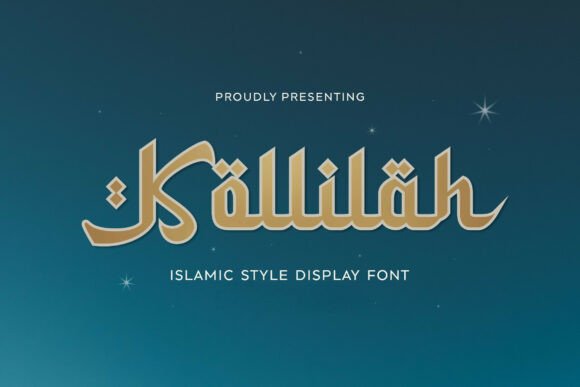Kolillah: A Modern Islamic Display Font for Digital Branding