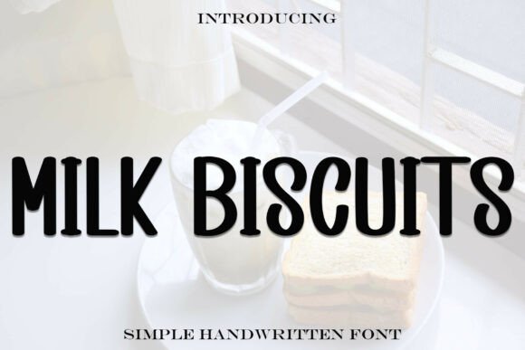 Milkbiscuits Font Review: A Handwritten Display Typeface with Bold Charm