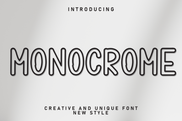Monocrome: A Font for Creative Projects