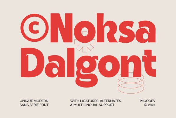 Noksa Dalgont: A Modern Sans Serif for Vibrant Web Design