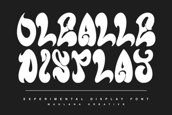 Olealle Experimental Display Font for Bold Design
