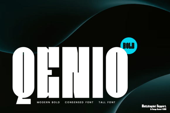 Qenio Font for Bold Branding