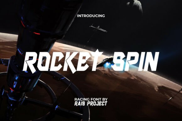 Rocketspin Font for Creative Makers
