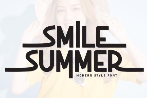 Smile Summer Display Font for Web Design and Digital Branding