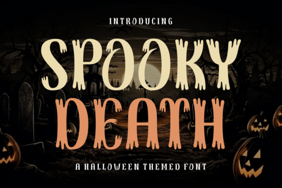 Spooky Death Font for Creative Branding