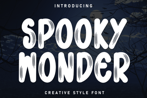 Spooky Wonder: A Casual Display Font for Digital Interfaces and Branding