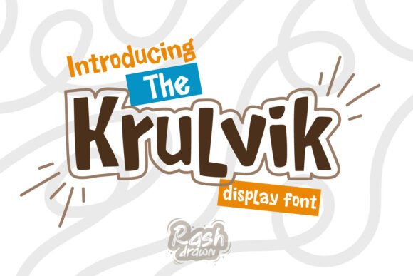 The Krulvik: A Bold Display Font for Creative Projects