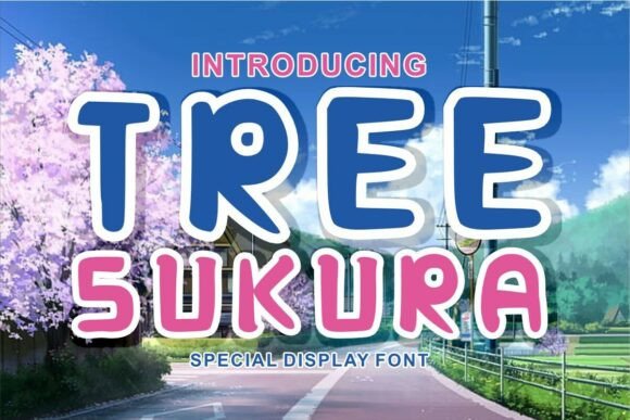 Tree Sakura Font for Elegant Branding