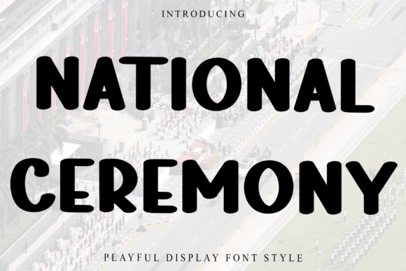 Using National Ceremony Display Font for Web Design Projects