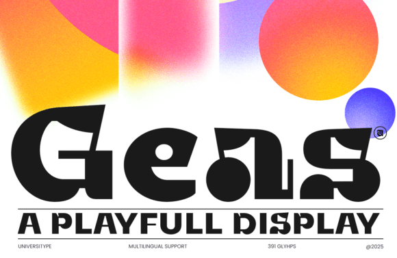Ut Geas Display Brings Retro Energy to Small Business Branding